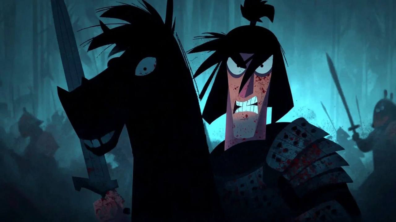 Samurai, flat 2D